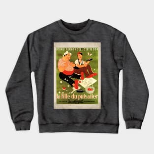 The Well Digger's Daughter- FILM POSTER - Retro - Vintage Crewneck Sweatshirt